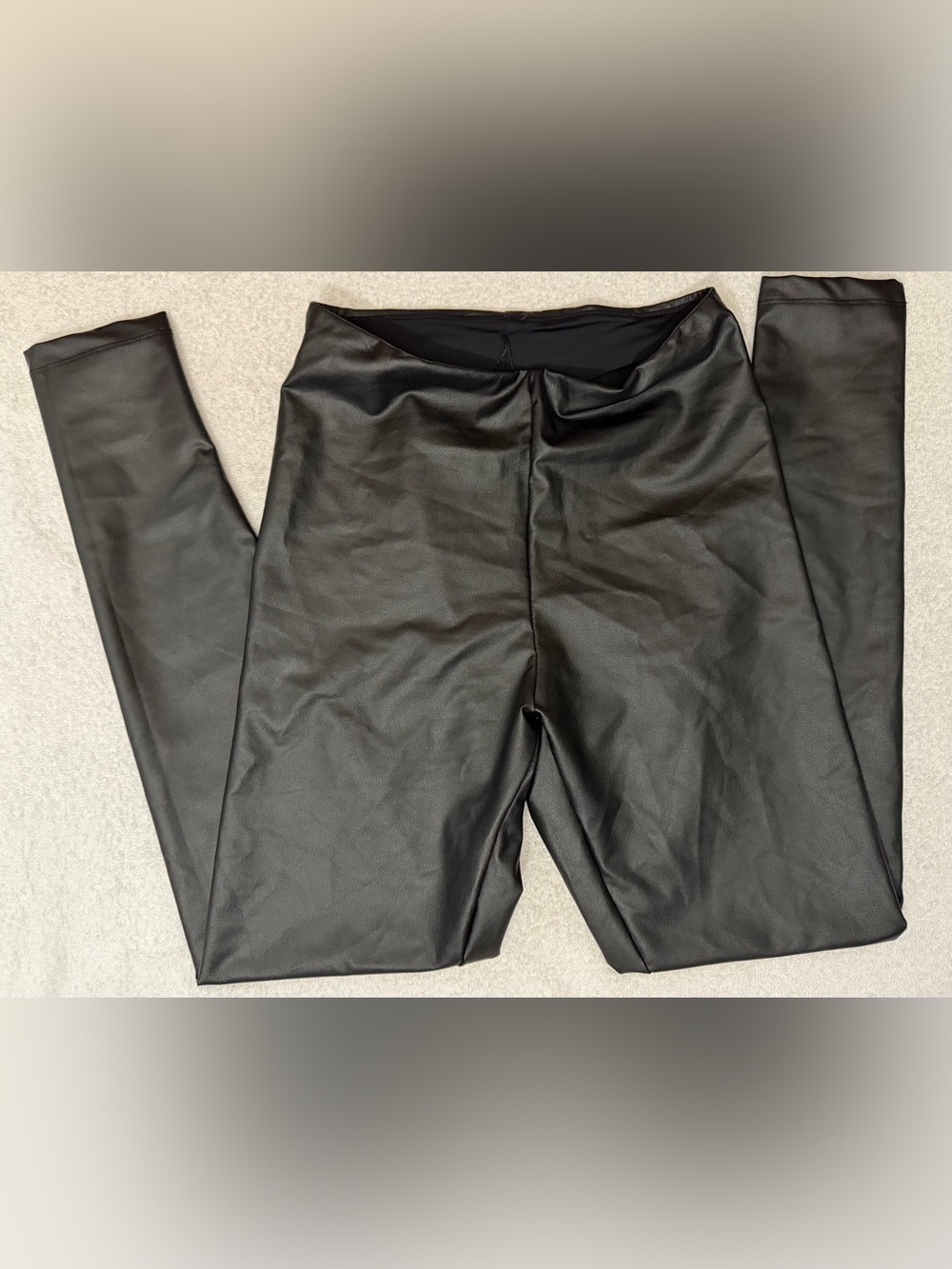 Victoria's Secret High Rise Skinny Faux Leather Leggings Liquid Shine Bodycon
